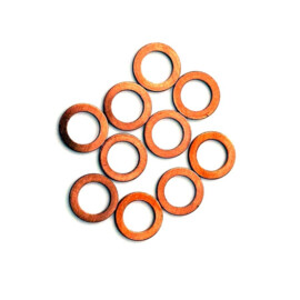 Copper washers M10 10 pcs (10 x 16 x 1.50 mm) PRO-SERIES