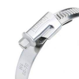 Hose clamps / Worm-Drive Clips (W4), width 9 mm, 8-16 mm, DIN 3017 (10 pcs)